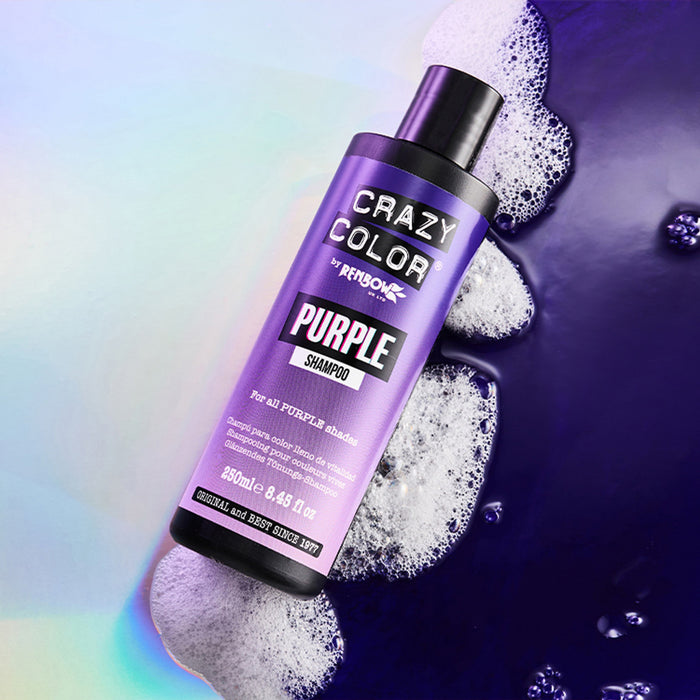Crazy Color Vibrant Shampoo, Purple, 8.45oz