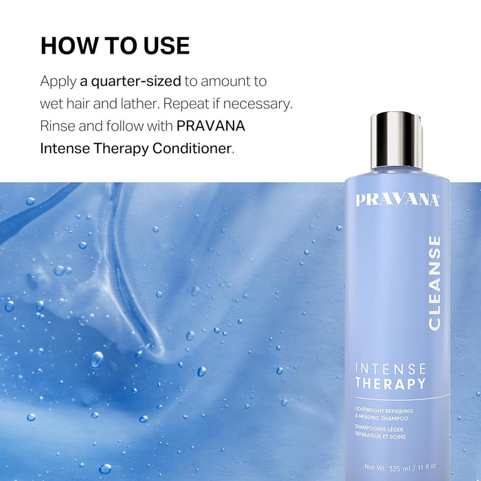 Pravana Intense Therapy Cleanser Shampoo, 33.8 oz