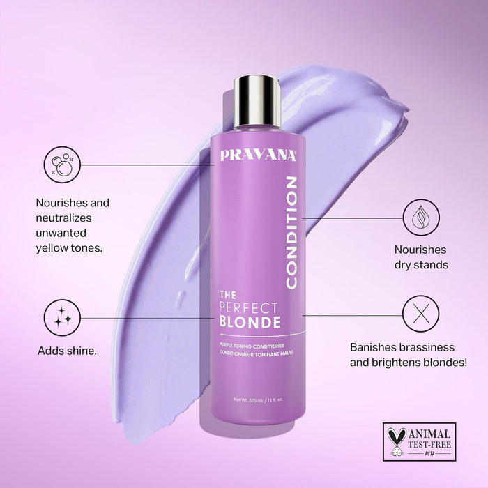 Pravana Perfect Blonde Conditioner, 11 oz