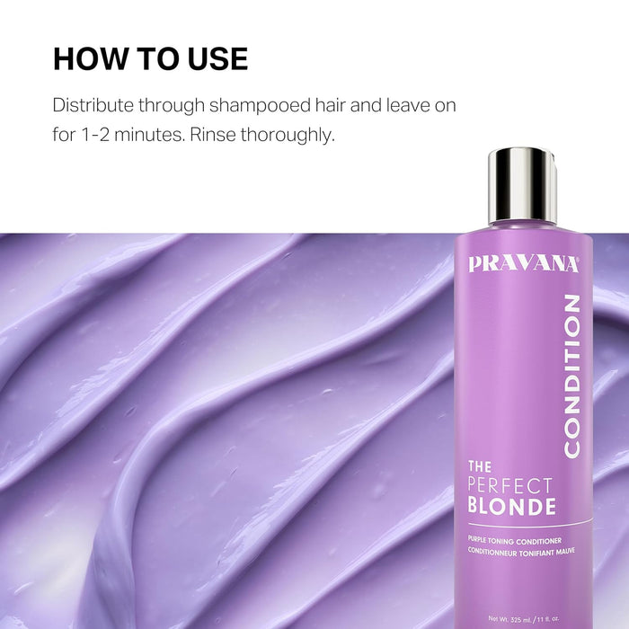 Pravana Perfect Blonde Conditioner, 33.8 oz