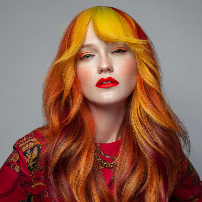 Pravana ChromaSilk Vivid Hair Color,Neon Orange, 3oz