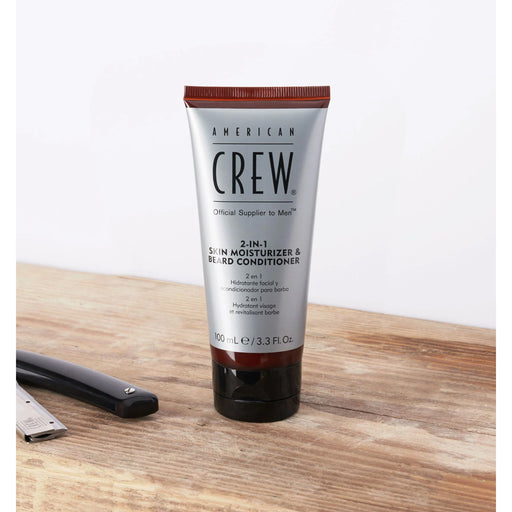 American Crew 2 In 1 Skin Moisturizer and Beard Conditioner, 3.3 oz