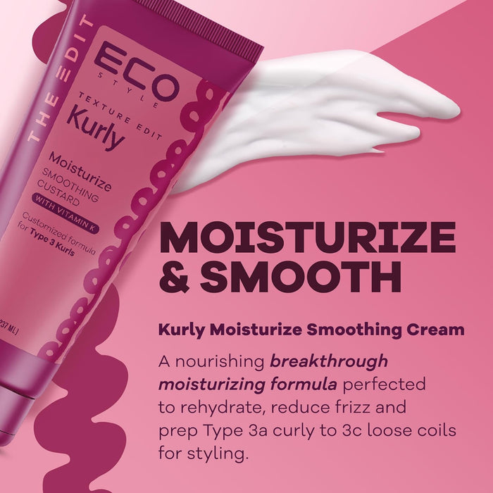 Eco Styler Gel Texture Edit Koily Moisturize Smoothing Cream, 8 Oz.