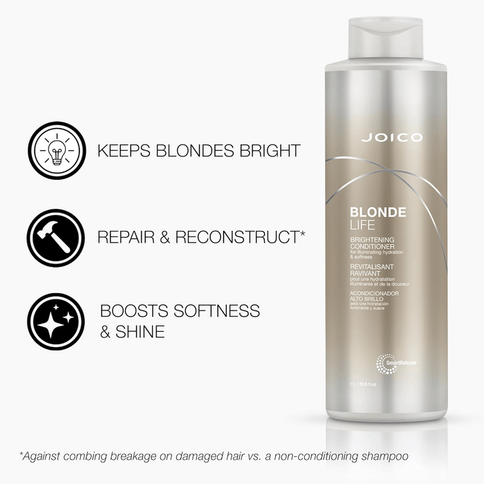 Joico Blonde Life Holiday Liter Duo, Shampoo, Conditioner Set