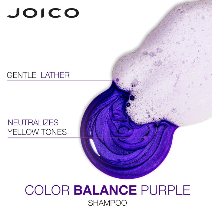 Joico Color Balance Purple Holiday Liter Duo, Shampoo, Conditioner Set