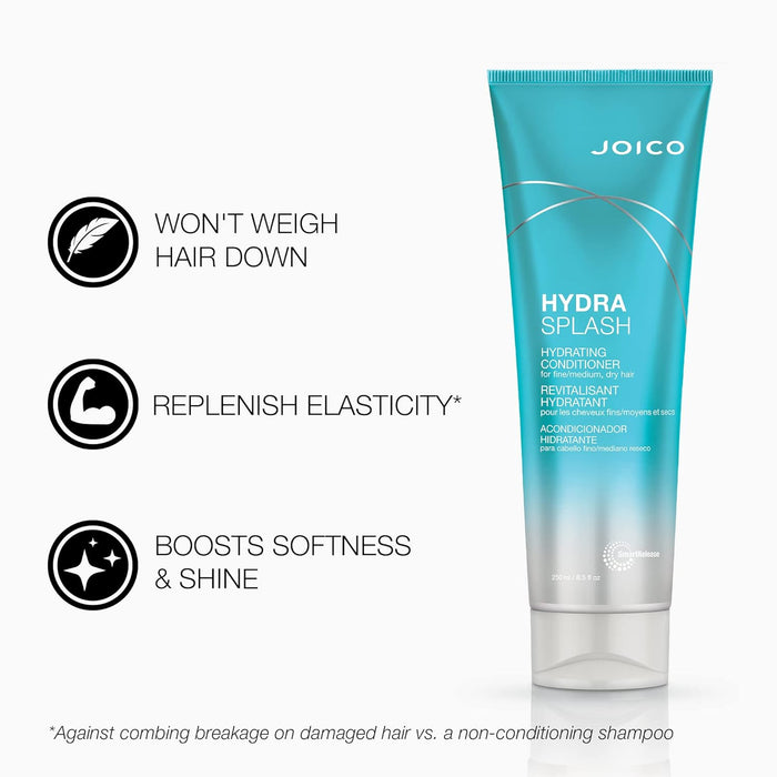 Joico Defy HydraSplash Hydrating Duo, Shampoo, Conditioner Set