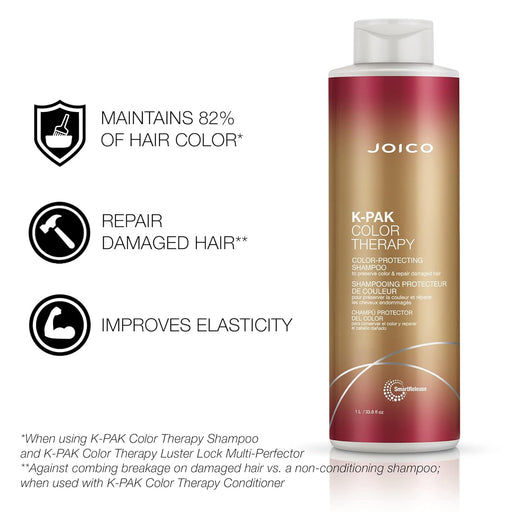Joico K-PAK Color Therapy Liter Duo, Shampoo, Conditioner Set