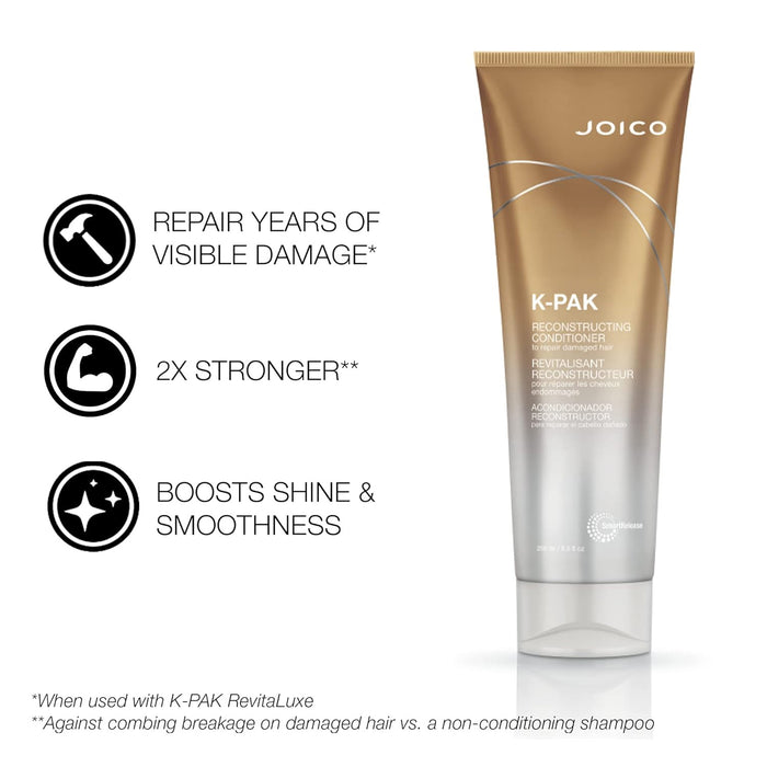 Joico K-PAK Reconstructing Duo, Shampoo, Conditioner Set