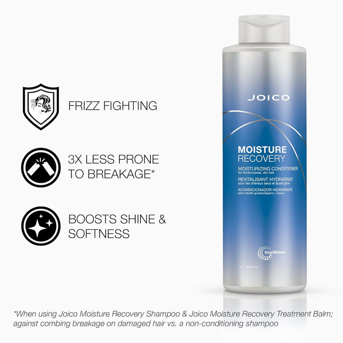 Joico Moisture Recovery Liter Duo, Shampoo, Conditioner Set