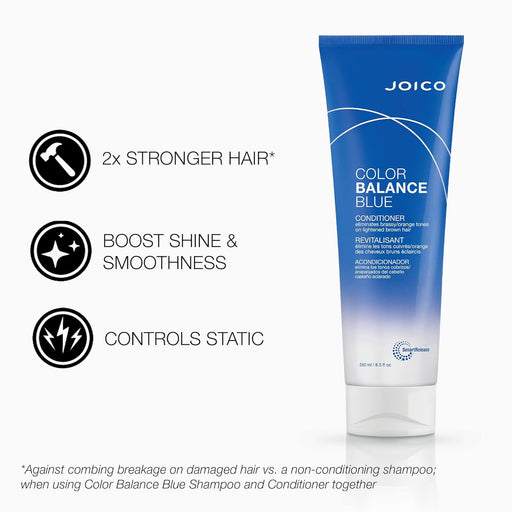 Joico Color Balance Blue Hair Conditioner Tube, 8.5 oz