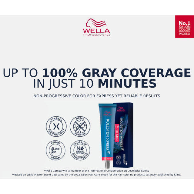 Wella Koleston Xpress Permanent Hair Color, Very Light Blonde/Neutral,9/-9/N