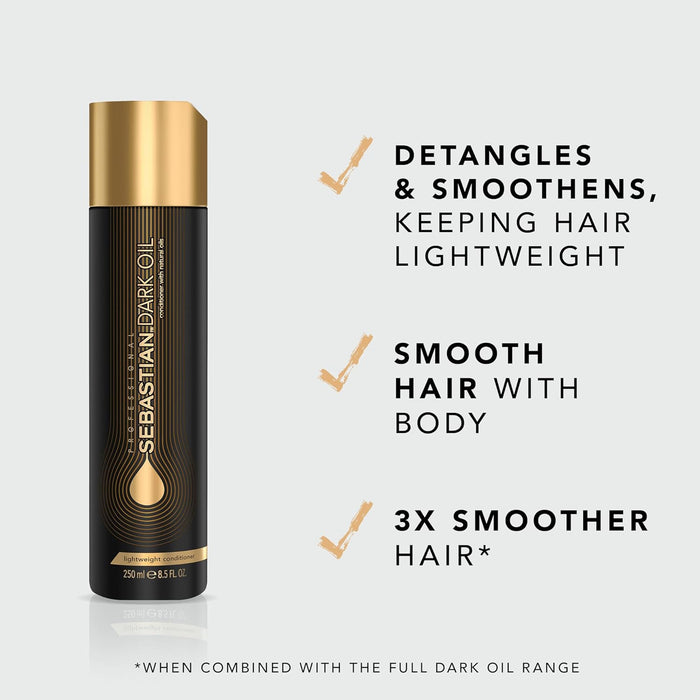 Sebastian Dark Oil Lightweight Conditioner, 8.4 oz/250ml