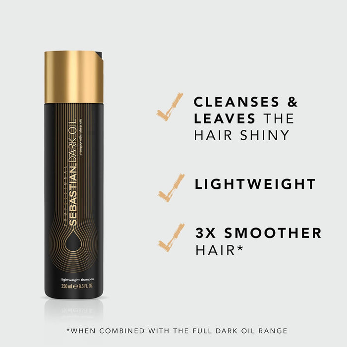 Sebastian Dark Oil Lightweight Shampoo, 33 oz