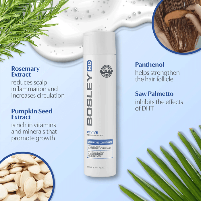 BOSLEY Revive Blue Conditioner For Non Color Treated hair 33.8oz