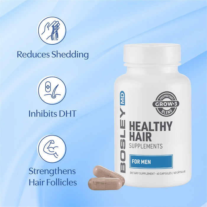 Bosley MD MEN'S Healthy Hair Vitality Supplements 60 count