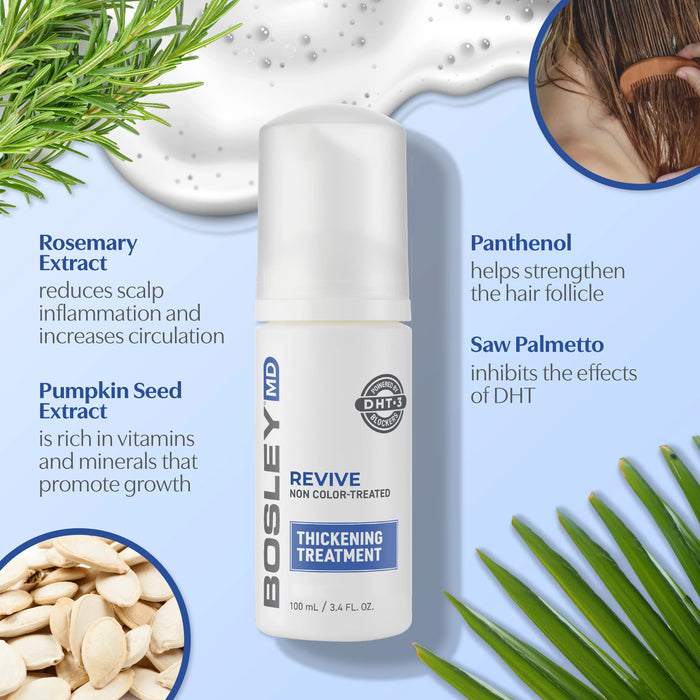 Bosley MD BOSRevive Non Color Treated Hair Treatment 3.4oz