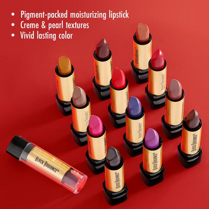 Black Radiance Perfect Tone Lipstick Lip Color, Copper Glow