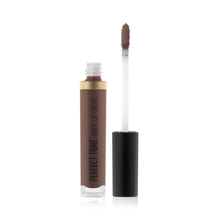 Black Radiance Perfect Tone Matte Liquid Lipstick Lip Creme, Naughty Brown