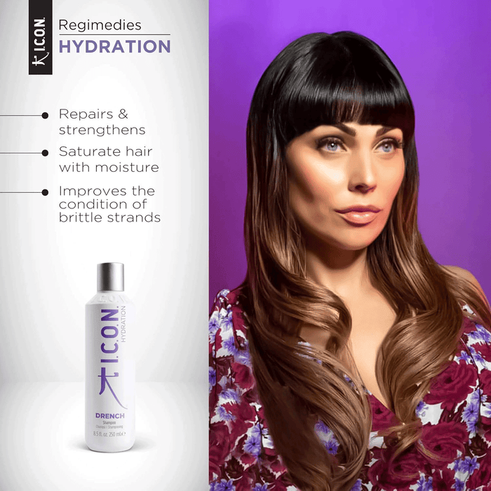 ICON Drench Highly Moisturizing Shampoo, 8.5 oz