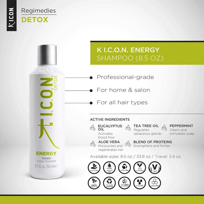 ICON Energy Shampoo 8.5oz