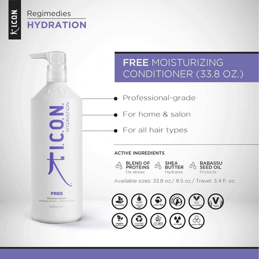 ICON Free Moisturizing Conditioner 8.5oz