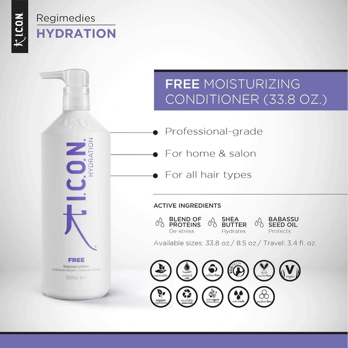 ICON Free Moisturizing Conditioner 8.5oz