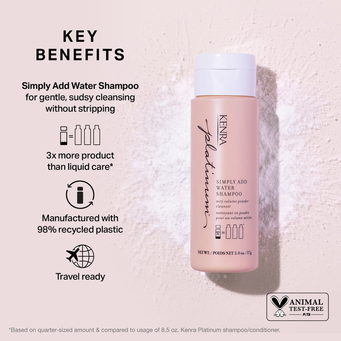 KENRA Platinum Simply Add Water Shampoo 2.0 oz