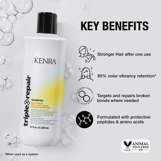 Kenra Triple Repair Shampoo, 10 oz