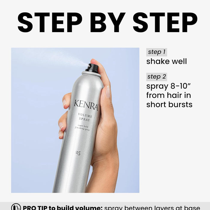 KENRA Volume Hair Spray, Super Hold, 16 oz