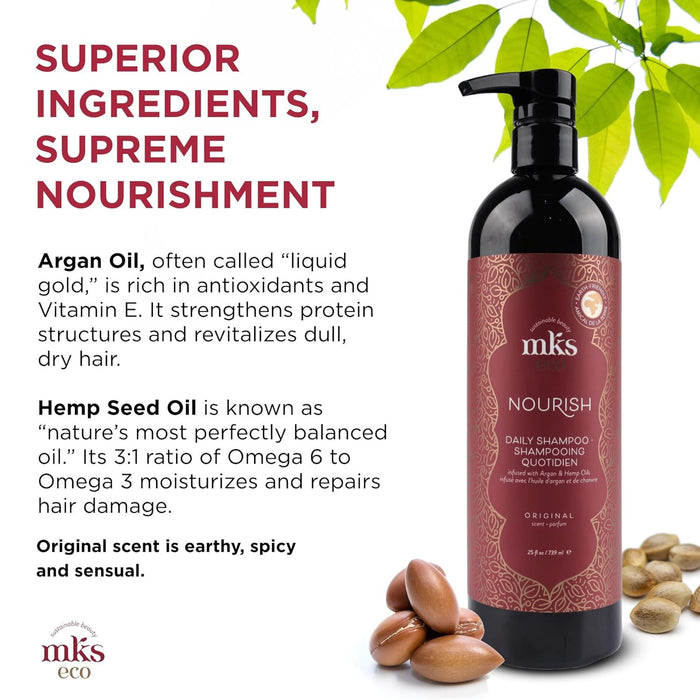 MKS eco Nourish Shampoo Original, 12 Oz.