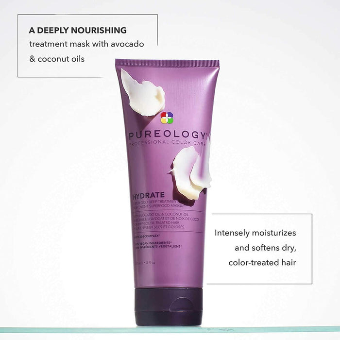 Pureology Hydrate Superfood Treatment (Dry Color Treated) 6.8 Oz.