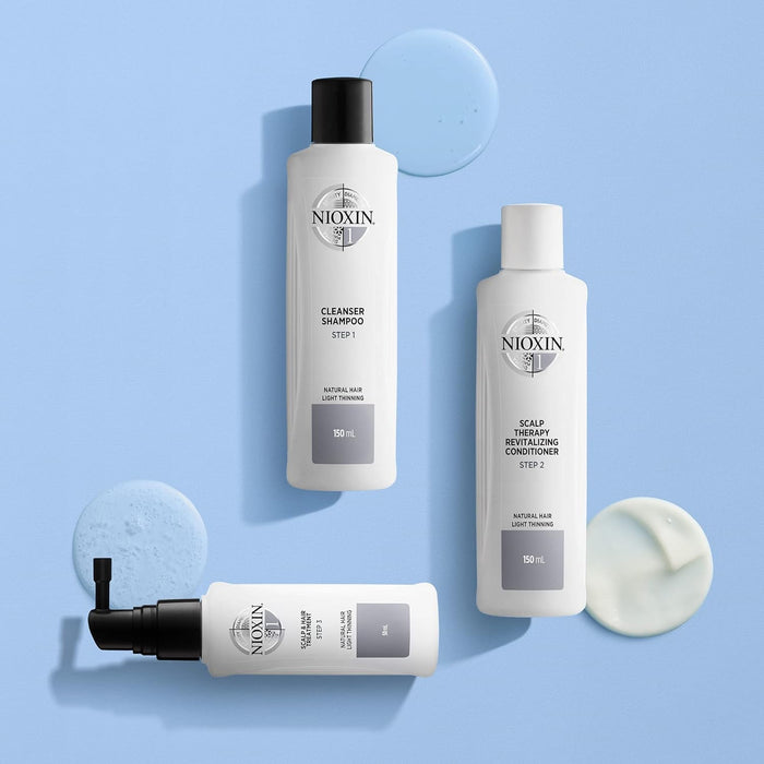 NIOXIN System Kit 1, Hair Thickening For Natural Hair With Light Thinning