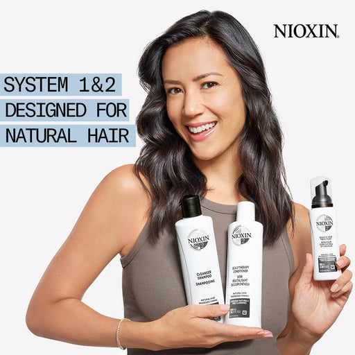 NIOXIN System Kit 2, Hair Thickening For Natural Hair with Progressed Thinning