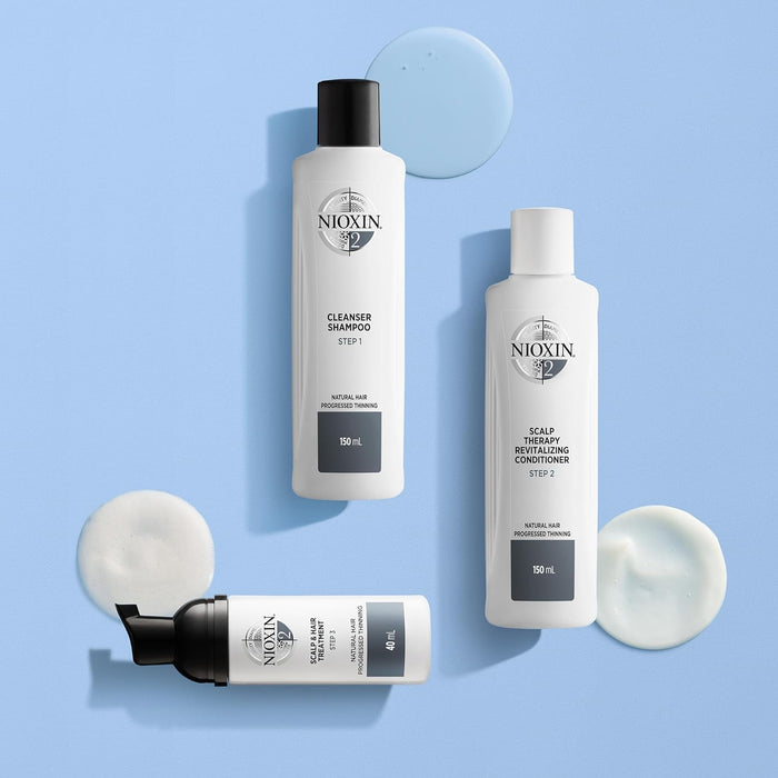 NIOXIN System Kit 2, Hair Thickening For Natural Hair with Progressed Thinning