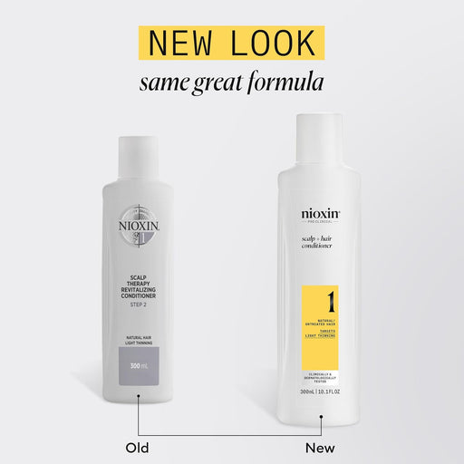 NIOXIN System 1 Scalp Therapy Conditioner For Natural Hair With Light Thinning, 33.8 Oz.