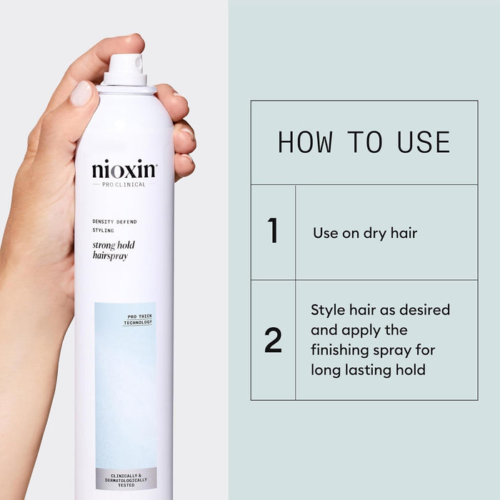 NIOXIN Density Defend Styling Strong Hold Hairspray 10 Oz.