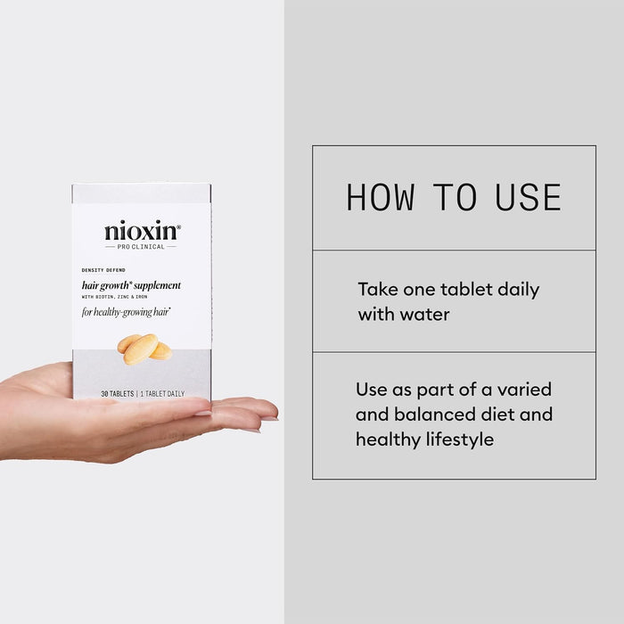 Nioxin Density Defend Hair Growth Supplements, 30 Tablets