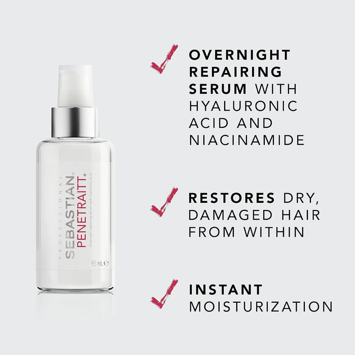 Sebastian Penetraitt Overnight Repair Serum with Hyaluronic Acid 3.2oz