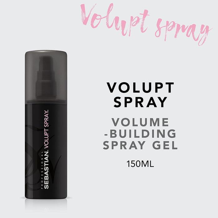 Sebastian Volupt Spray, Volume Building Spray Hair Gel, 5.1 oz