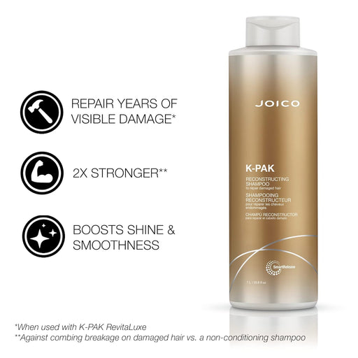 JOICO K-PAK Reconstructing Shampoo Liter