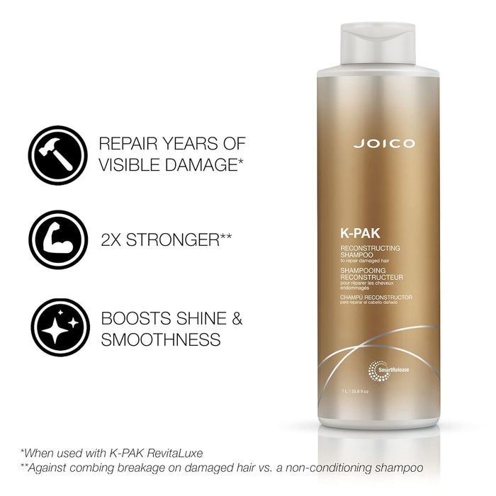 JOICO K-PAK Reconstructing Shampoo Liter