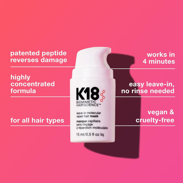 K18 Leave-In Molecular Repair Hair Mask 15ml/0.5oz