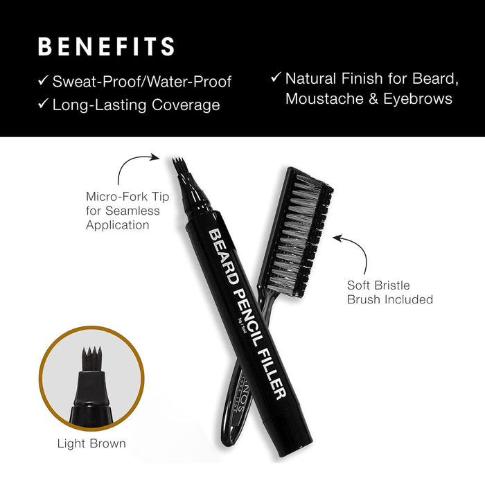 Pacinos Beard Pencil Filler Dark Brown