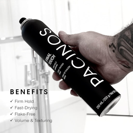 Pacinos Final Touch Hairspray, 6.17 oz