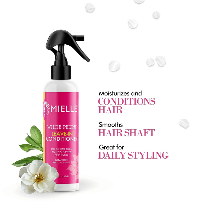 Mielle White Peony Leave In Conditioner,3.4 oz