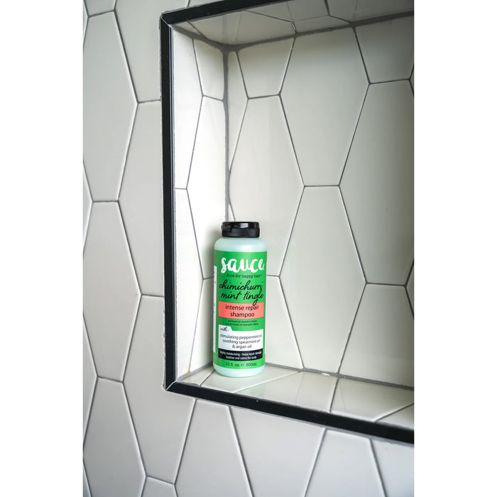 Sauce Beauty Chimichurri Mint Tingle Intense Repair Shampoo,10 oz