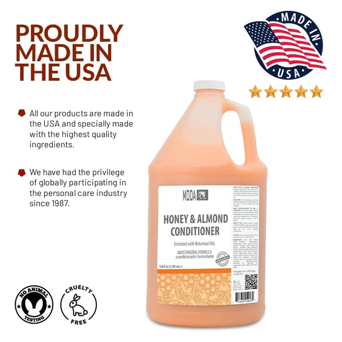 Moda Honey Almond Conditioner, 1 Gallon