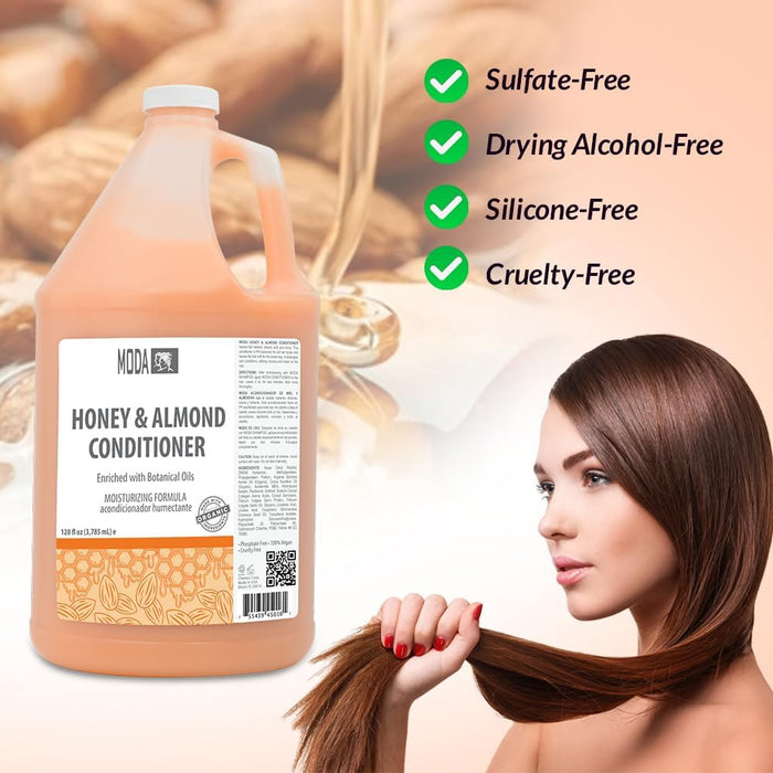 Moda Honey Almond Conditioner, 1 Gallon