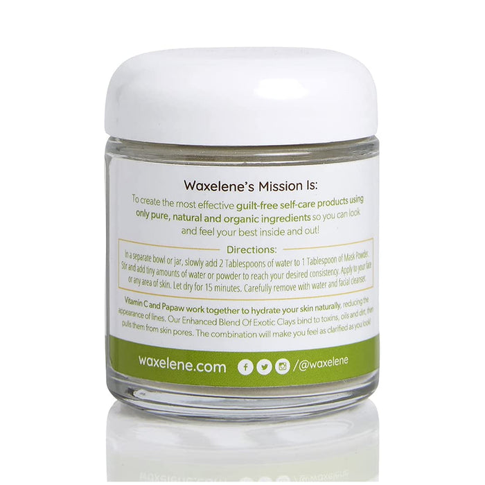 Waxelene Clarifying Mud Mask With Vitamin C and Papaw 3 oz