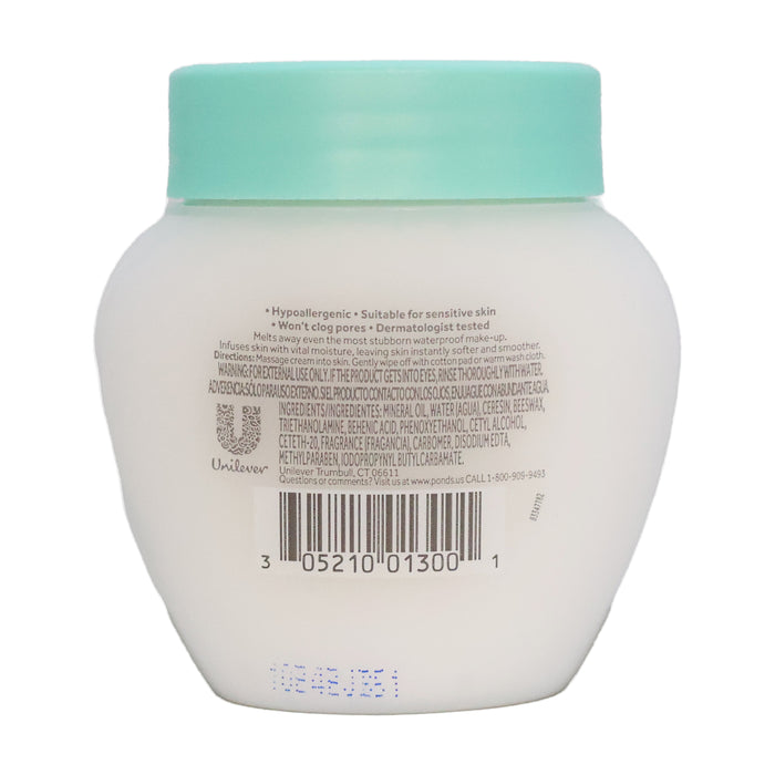 Ponds Cold Deep Cleanser Makeup Remover Cream, 3.5 Oz.